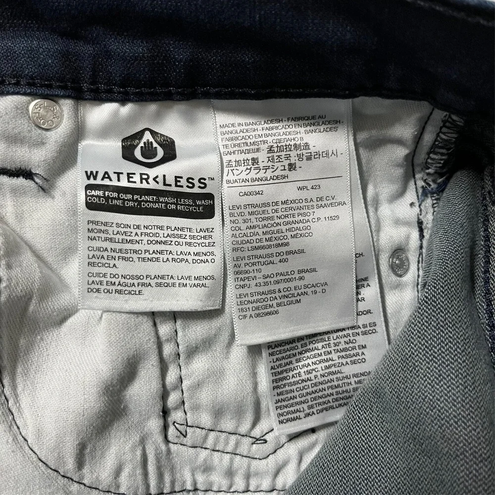 Levis 511 Slim Fit Mens Jeans 29x32 Dark Indigo Wash Stretch Denim 04511-3098